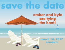 Tropical Save The Date Invitations