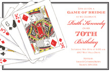 Traditional Playing Cards Invitation