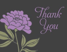 Lavender In Love Thank You Cards
