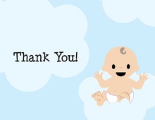 Floating On Clouds Thank You Cards