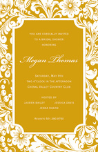 Luxuriant Gold Elegance Invitations