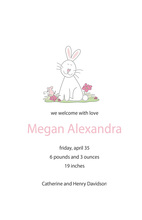 Cute So Hoppy Bunny Invitations