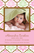 Simply Spring Photo Birth Announcements