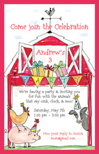 Day At The Zoo Invitations