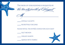 Special Starfish RSVP Cards