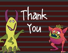 Monster Creations Thank You Cards