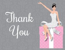 Modern Bride Gifts Pink Thank You Cards