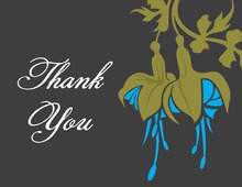 Special Blue Flower Thank You Cards