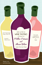 Multi-colored Special Bottles Modern Party Invitations
