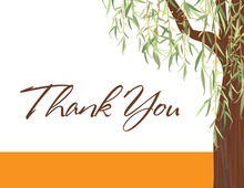 Unique Heritage Tree Thank You Cards