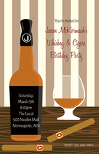 Modern Classic Love To Drink Whiskey Invites