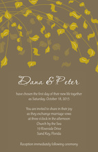 Harvest Placesetting Fall Watercolor Invitations