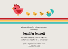 Truly Cute Baby Chicks Invitation