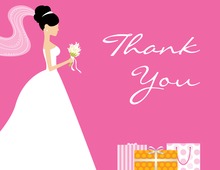 Gifts Everywhere For Bride Thank You Cards