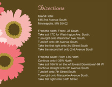 Special Pink Floral Enclosure Cards