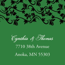 Formal Green Vines Stickers