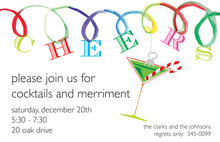 Script Holiday Party Invitation