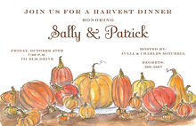 Viney Pumpkin Invitations
