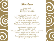 Whimsical Swirls Famous Gold Enclosure Cards