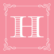Formal Pink Damask Stickers