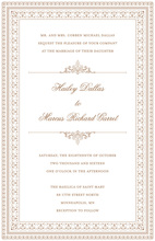 Navy Border Anchor Nautical Wedding Invitations