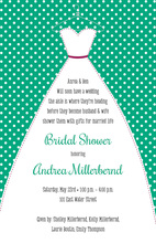 Silhouette Chic White Gown Meadow Invitations