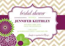 Lavender Watercolor Wash Wedding Invitations