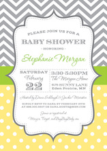 Multicolored Polka Dots Wild Flowers Baby Shower Invitations