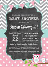 Splendid Little Baby Girl Invitations