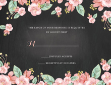 Elegant Bouquet Response Card