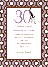 30th Birthday Soiree Invitation