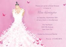 Bridal Dress Formal Party Invitations