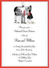 Cook Out Couple Invitation Party Shower Invitations