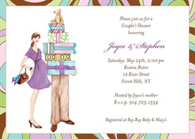 Expectant Duo Couple Invitations