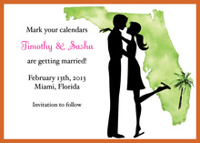 Florida Couple Shower Invitations