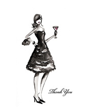 Couture Night Out Thank You Cards