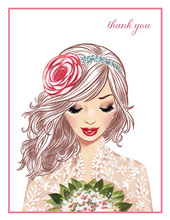Lovely Lace Thank You Cards