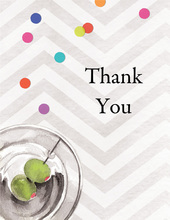 Sophisticated Soiree Thank You Cards