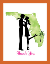 Florida Couple Thank You Cards