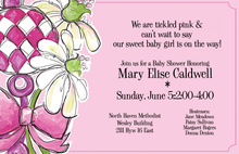 Sip And See Pink Invitations