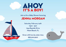 Ahoy! It's a Boy! Invitations