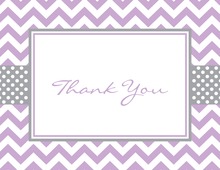 Nest Purple Thank You Cards