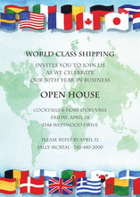 Global Spin Flagpoles Country Invitations