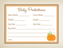 Little Pumkin Baby Predictions