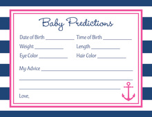 Gold Glitter Graphic Pink Dots Baby Predictions