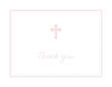 Pink Cross Note Card
