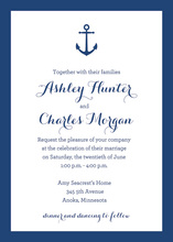 Elegant Aqua Emily Invitation