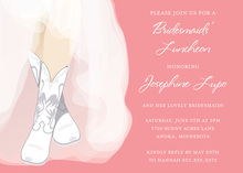 Charming Western Bride Bridal Shower Invitations