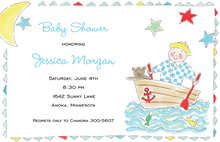 Sailor Baby Invitations