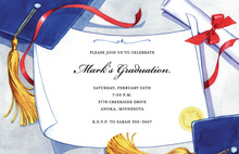 Graduation In Line Invitation
